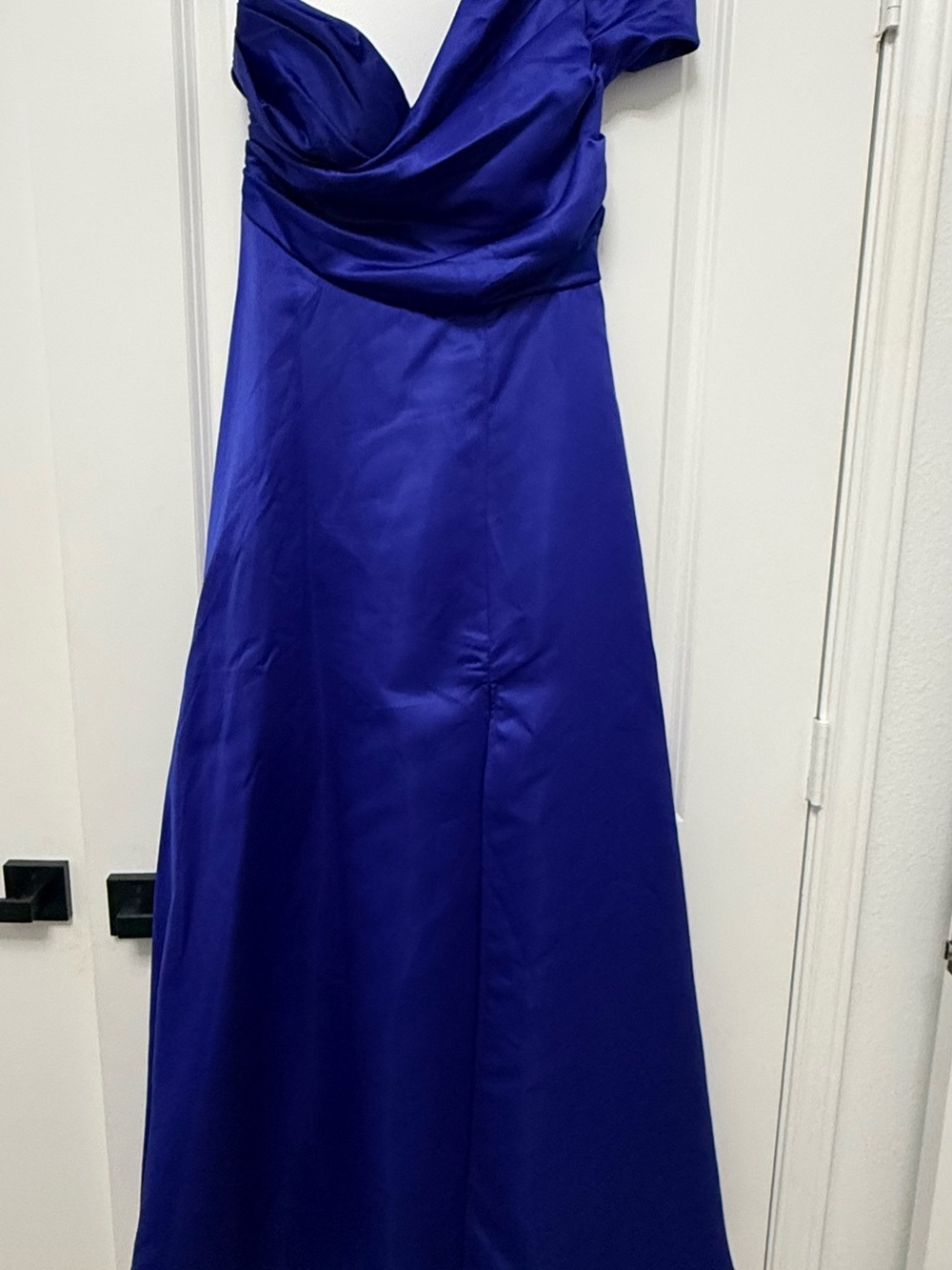 SHEIN Royal Blue Cowl Neck Maxi Dress